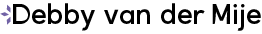 Logo van persoonlijke website van Debby van der Mije